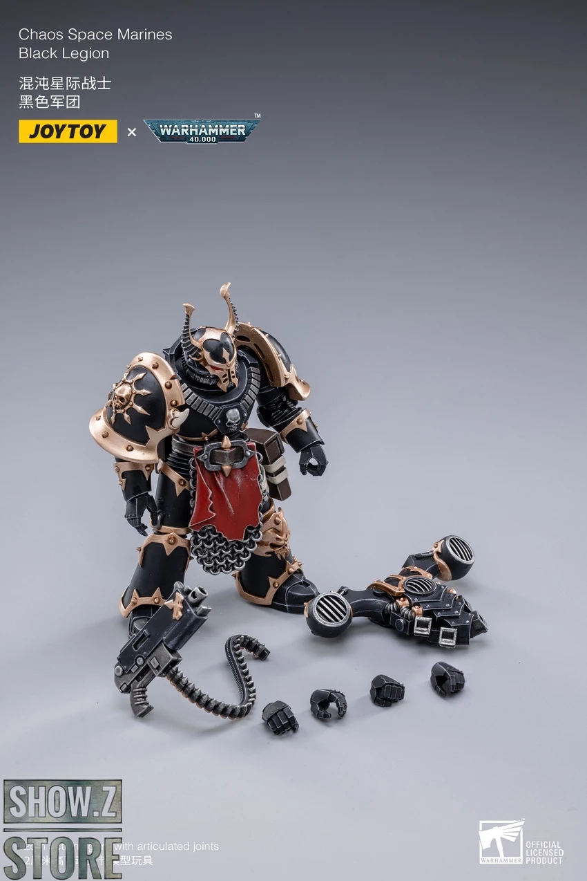 JoyToy Source 1/18 Warhammer 40K Chaos Space Marines Black Legion Warband Set Of 3 11 JoyToy Source 1/18 Warhammer 40K Chaos Space Marines Black Legion Warband Set Of 3 - Image 11