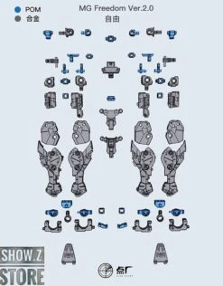 Point Factory Studio Metal Parts For Bandai MG ZGMF-X10A Freedom Gundam Ver. 2.0 8 Point Factory Studio Metal Parts For Bandai MG ZGMF-X10A Freedom Gundam Ver. 2.0 -Figure Forge Outlet Store d10d245c6a