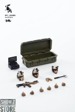 JoyToy Source 1/18 U.S. Army Delta Force Set Of 3 -Figure Forge Outlet Store d194fbdc73