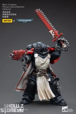JoyToy Source 1/18 Warhammer 40K Black Templars Primaris Sword Brethren Harmund -Figure Forge Outlet Store d8e65b7824