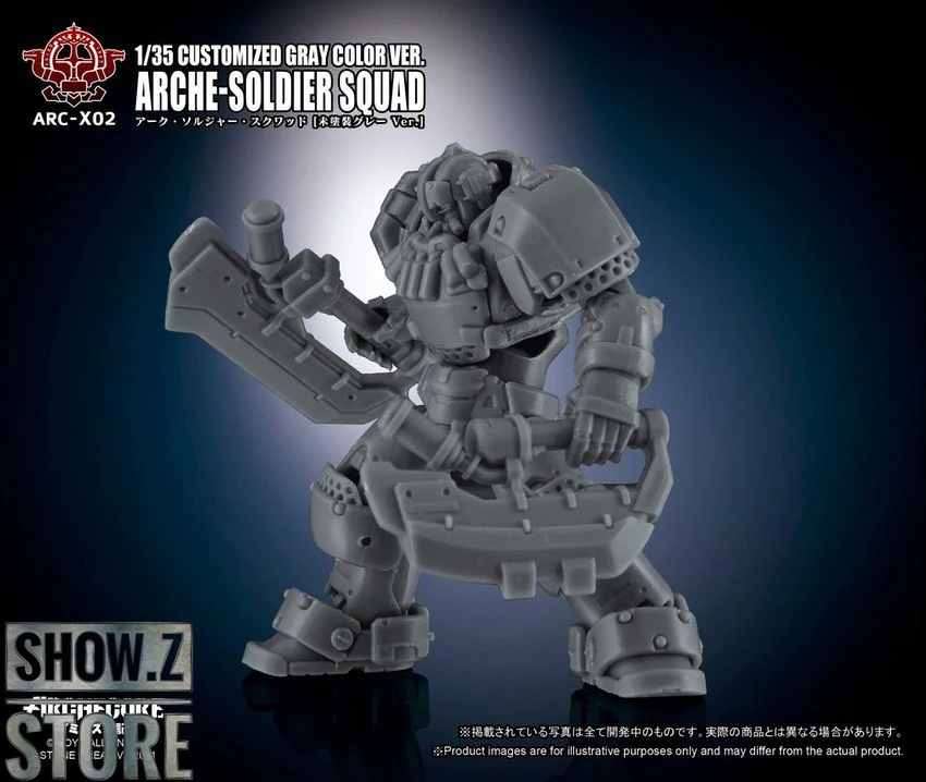 Toys Alliance ARC-X02 Arche-Soldier Squad Limited Gray Color Version 14 Toys Alliance ARC-X02 Arche-Soldier Squad Limited Gray Color Version - Image 14