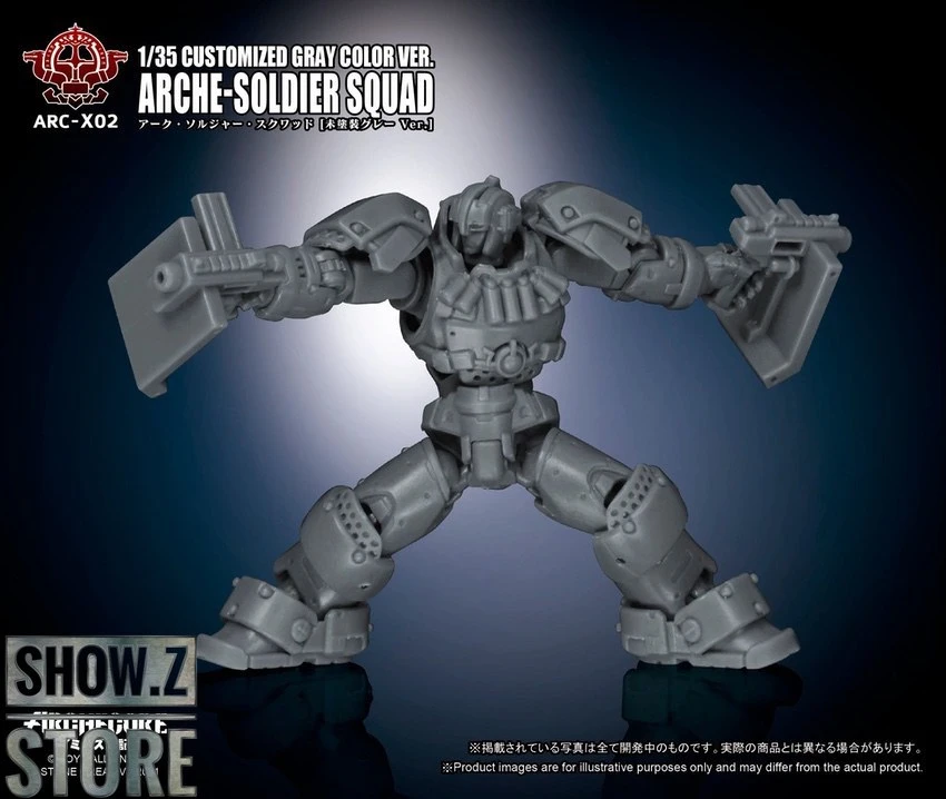 Toys Alliance ARC-X02 Arche-Soldier Squad Limited Gray Color Version 12 Toys Alliance ARC-X02 Arche-Soldier Squad Limited Gray Color Version - Image 12