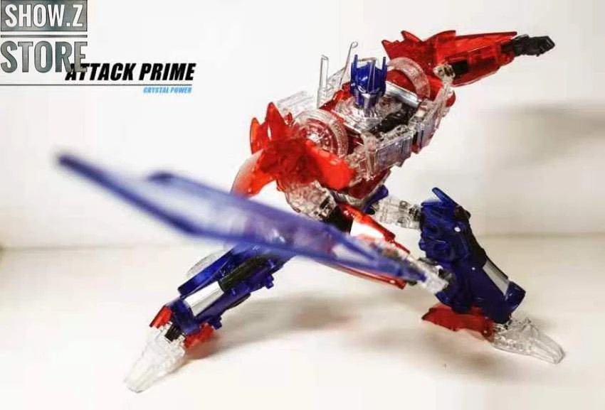 APC Toys APC-001 Attack Prime TFP Optimus Prime Clear Version W/ Clear Wheels 3 APC Toys APC-001 Attack Prime TFP Optimus Prime Clear Version W/ Clear Wheels - Image 3