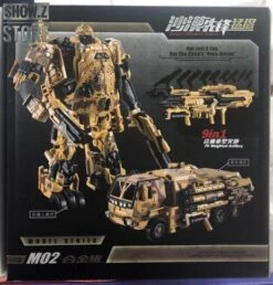 WeiJiang M-02 Robot Force Hound Oversized Black Apple Alloy Desert Version -Figure Forge Outlet Store e6b12a9f88