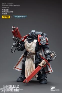 JoyToy Source 1/18 Warhammer 40K Black Templars Primaris Sword Brethren Harmund -Figure Forge Outlet Store e9d32b495b