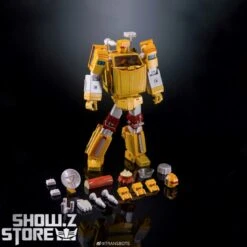 XTransbots MX-8Y Aegis Trailbreaker Yellow Diamond Version 30 XTransbots MX-8Y Aegis Trailbreaker Yellow Diamond Version -Figure Forge Outlet Store eba57e5489