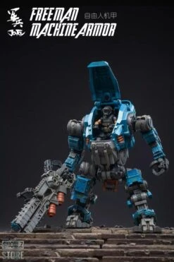 JoyToy Source Acid Rain 1/18 Freeman Machine Armor W/ Pilot Mechas & Soldiers Figure Set Navy Blue Version -Figure Forge Outlet Store f392e7f4df