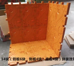 Toyworld Display Bases 2 Pieces Orange Color -Figure Forge Outlet Store f4d545e5b3