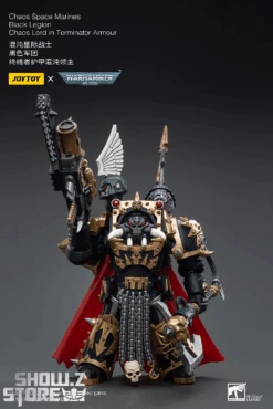 JoyToy Source 1/18 Warhammer 40K Chaos Space Marines Black Legion Chaos Lord In Terminator Armour -Figure Forge Outlet Store fe2d09d46c